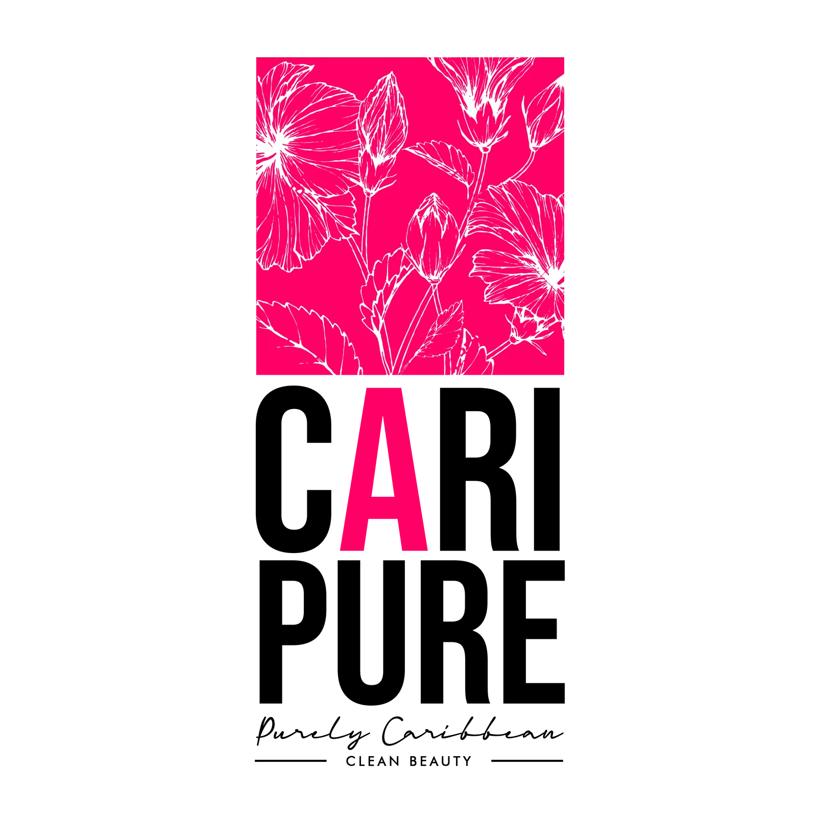 Caripure Cosmetics Logo Design